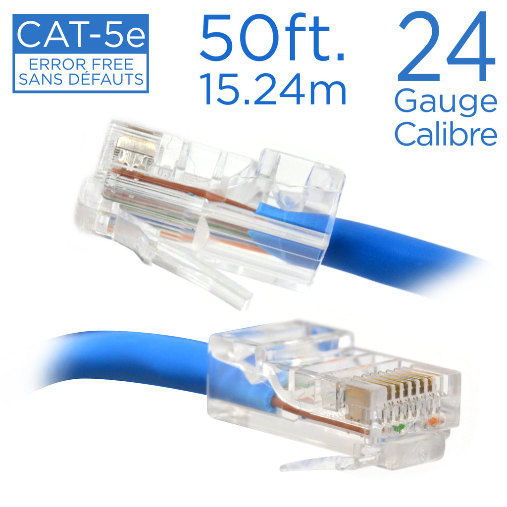Câble réseau CAT5e 2x fiche RJ45 câble de raccordement réseau UTP 50m noir Câble réseau CAT5e 2x fiche RJ45 câble de raccordement réseau UTP 50m noir