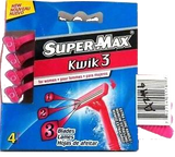 SuperMax Kwik3 rasoirs pk4
