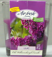 Air Fresh bougie parfumée (lilas) 3 oz