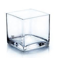 Chandelier carré en verre 2