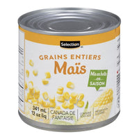 Selection Maïs grains entiers 341ml
