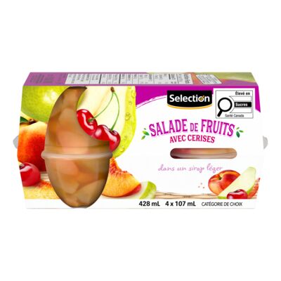 Selection Salade de fruits 4x107ml