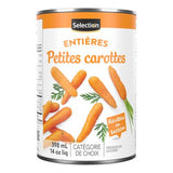 Selection petites carottes entières 398ml