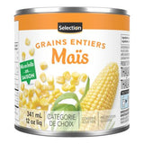 Selection maïs en grains entiers 341ml