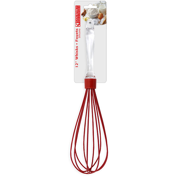 Fouet en silicone 12"
