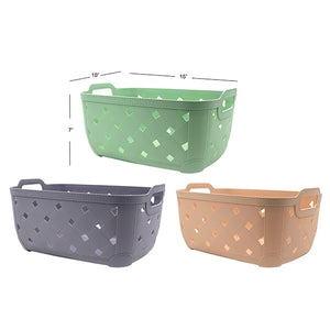 Panier effet tissé 15x10x7"