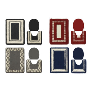 Ensemble de tapis de bain 3pcs