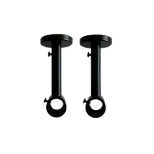 Support pour tringle noir pk2