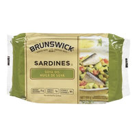 Brunswick sardines dans l'huile de soya 106g
