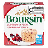 Boursin canneberge et poivre noir 150g