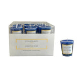 Bougie voltive parfumée bleu royal