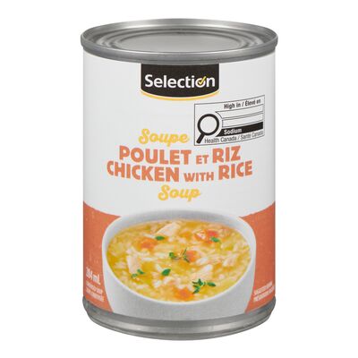 Selection soupe poulet et riz 284ml