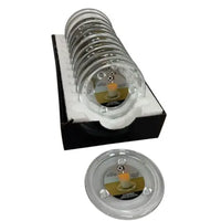 Support bougie en verre rond 4