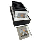 Support bougie miroir carré 3"