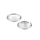 Chandelier en verre rond
