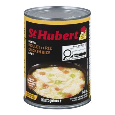 St-hubert soupe poulet et riz 540ml