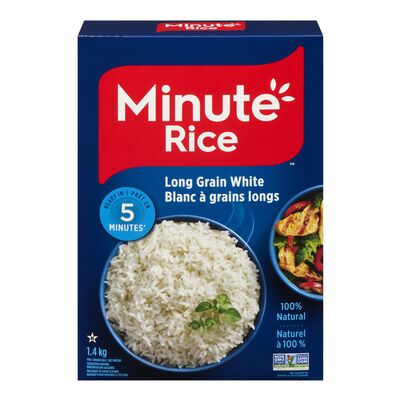 Minute rice riz blanc à grain long 1.4kg