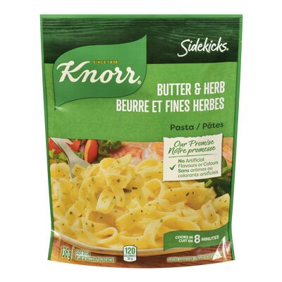 Sidekicks pâtes au beurre et fines herbes 136g