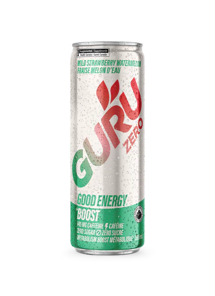 Guru zero fraise-melon d'eau 355ml