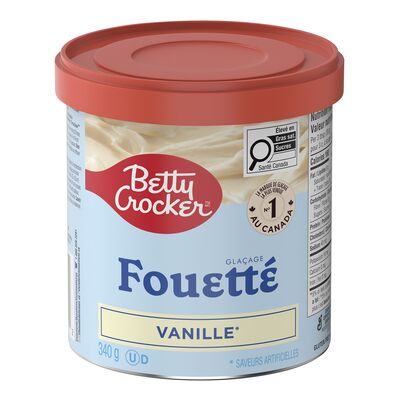 Betty Crocker glaçage fouetté à la vanille 340g