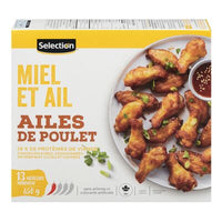 Selection ailes de poulet miel et ail 650g