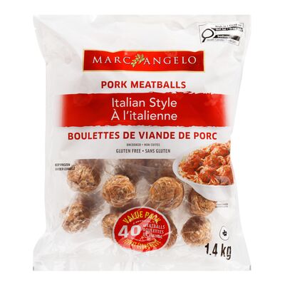 Marc Angelo boulettes de porc à l'italienne 1.4kg