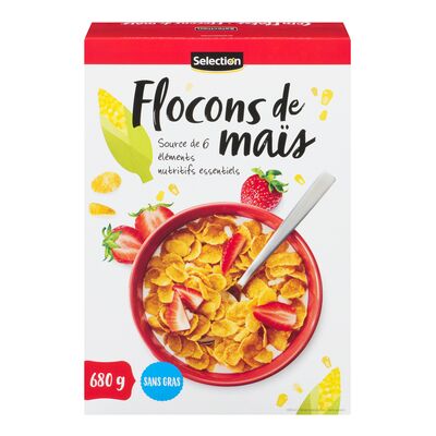 Selection céréales flocons de maïs 680g
