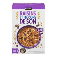 Selection flocons de sons et raisins 755g