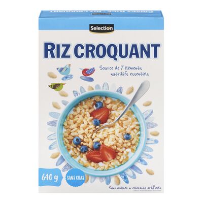 Selection céréale riz croquant 640g