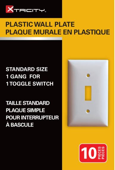 Xtricity plaque pour interrupteur simple