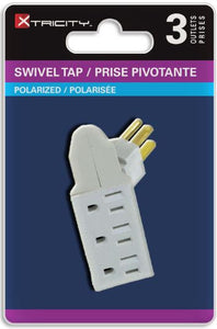 Xtricity prise pivotante 3 prises