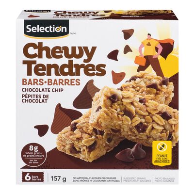 Selection barre aux pépite de chocolat 157g