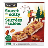 Selection barres tendres sucrées et salées aux amandes 175g
