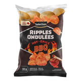 Selection croustilles ondulées BBQ épicé 200g