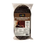 Ilios galettes de riz enrobées de chocolat noir 100g