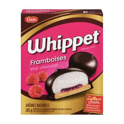 Whippet framboise 285g