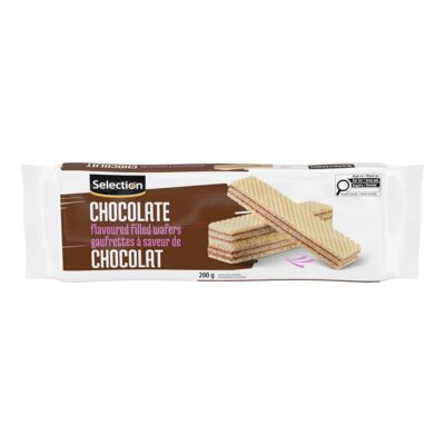 Selection biscuits gaufrettes chocolat 200g