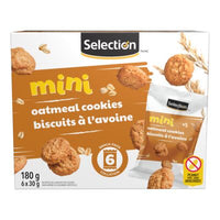 Selection biscuits à l'avoine en sachet 6x30g