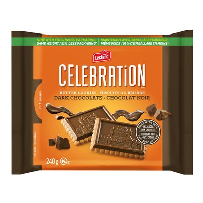 Leclerc celebration chocolat noir 70% 240g