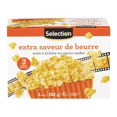 Selection mais à éclater extra beurre 282g
