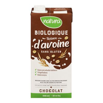Natur-a boisson d'avoine chocolat 946ml