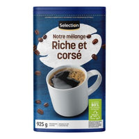 Selection café moulu riche et corsé 925g