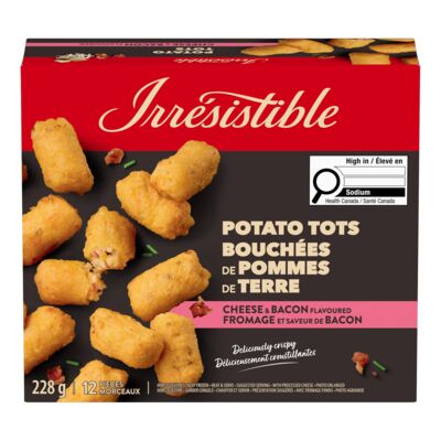 Irresistible bouchées de pommes de terre fromage et bacon 228g