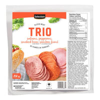 Selection trio salami, pepperoni et jambon fumé 250g