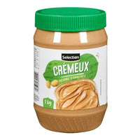 Selection beurre d'arachide crémeux 1kg