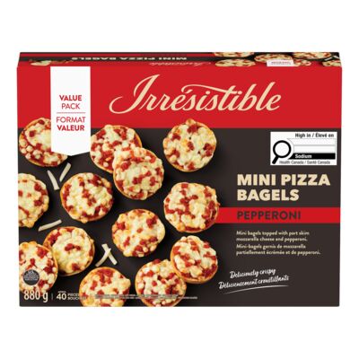 Irresistible mini pizza bagel pepperoni 396g