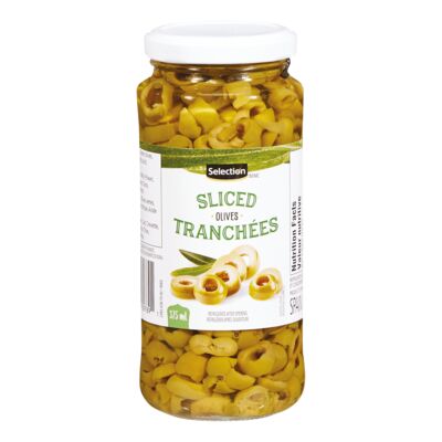 Selection olives tranchées 375ml
