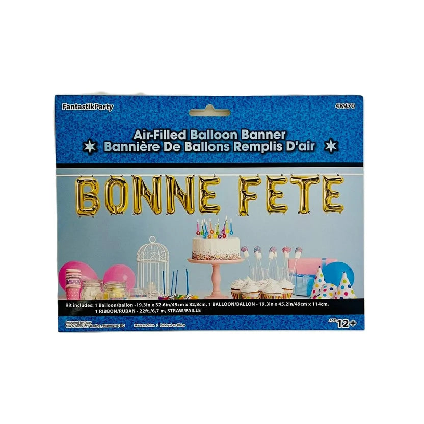 Banderole de ballons "Bonne Fête" 22pi