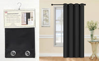 PIC rideau opaque noir 54x84
