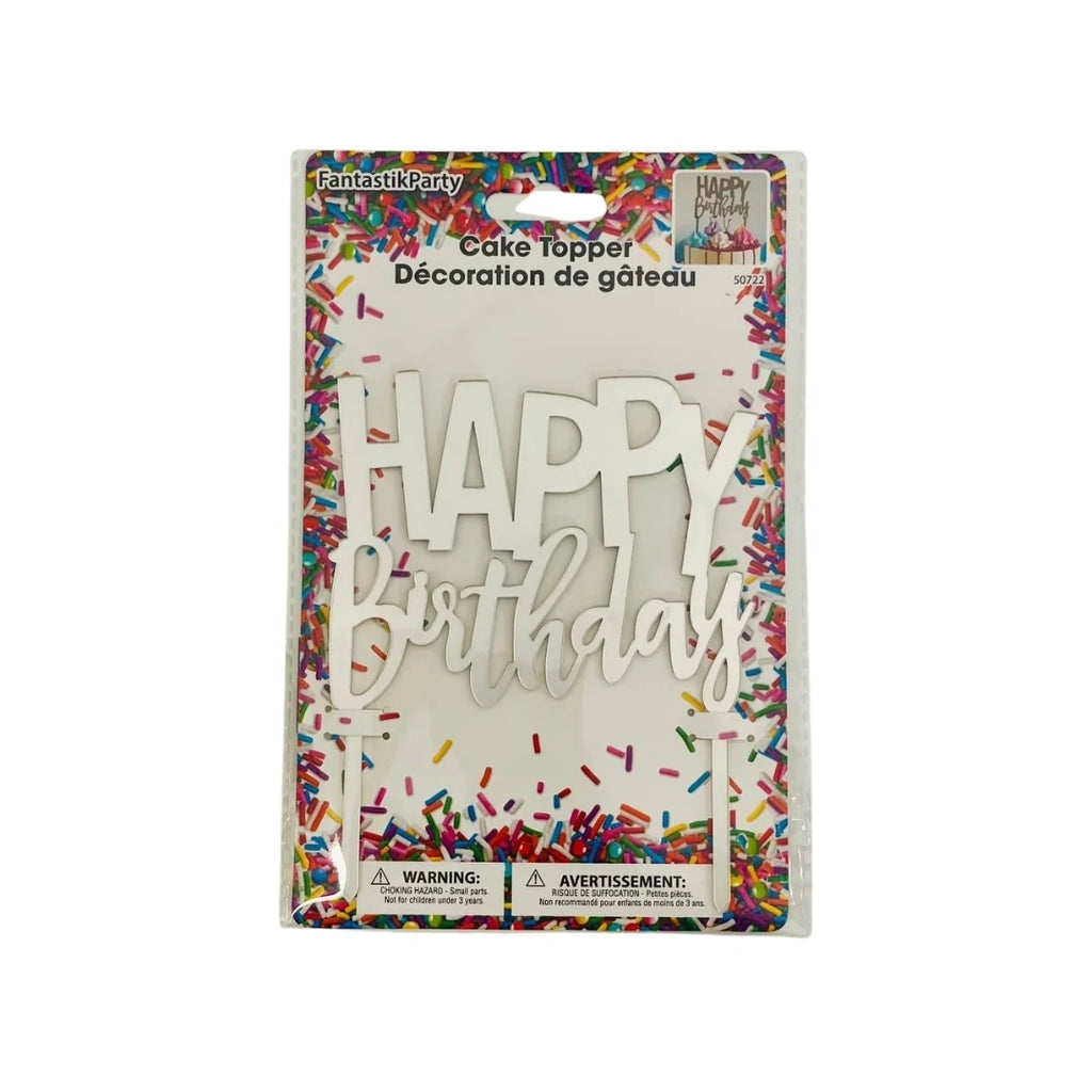 Décoration de gâteau "Happy Birthday"